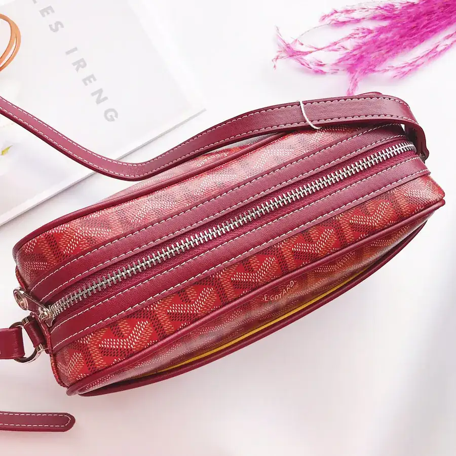 Goyar CapVert Camera Bag French Elegance, Custom Y Graffiti Leather