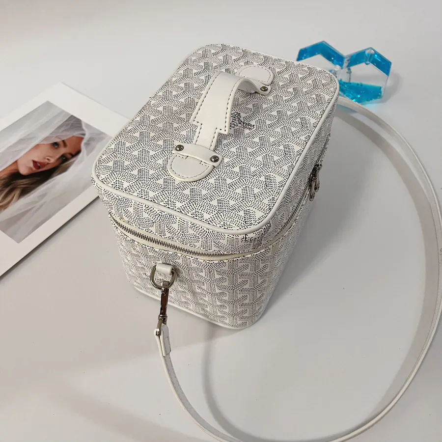 Muse Cosmetic Bag with Smart Interior Space and Adjustable Strap