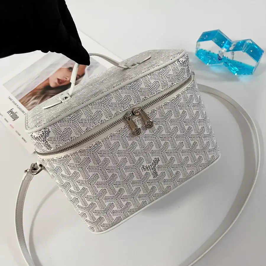 Muse Cosmetic Bag with Smart Interior Space and Adjustable Strap