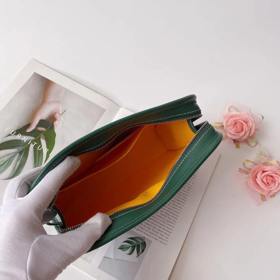 Goyrad Washbag Travel Essential with Original Leather and Hardware