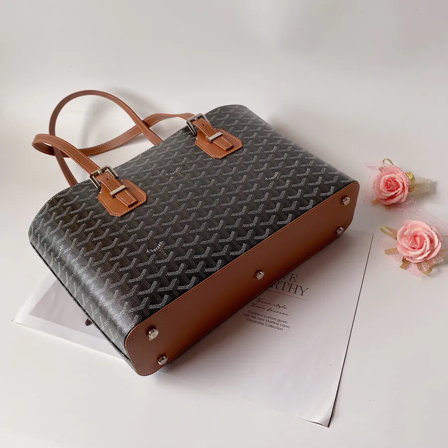 G0YARD (Goyard) New Arrival Grained Calfskin Structured Shopping Bag