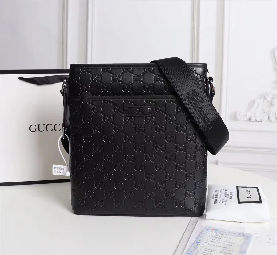 Gucci Men's Casual Bucket Bag Black