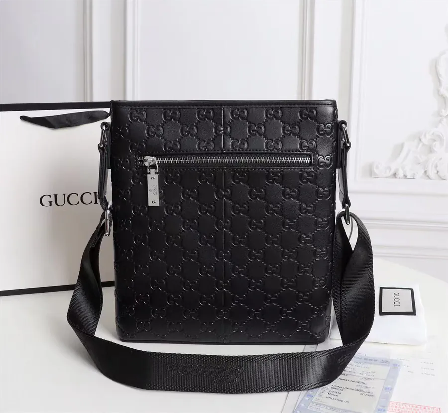 Gucci Men's Casual Bucket Bag Black