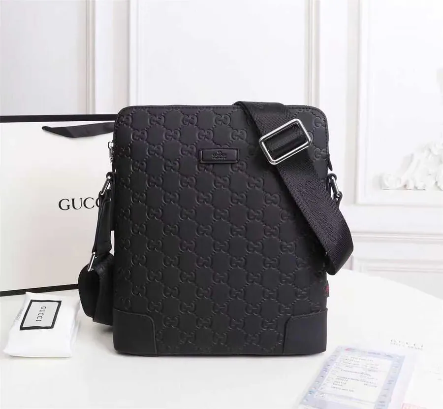 Gucci Men's Casual Bucket Bag Black