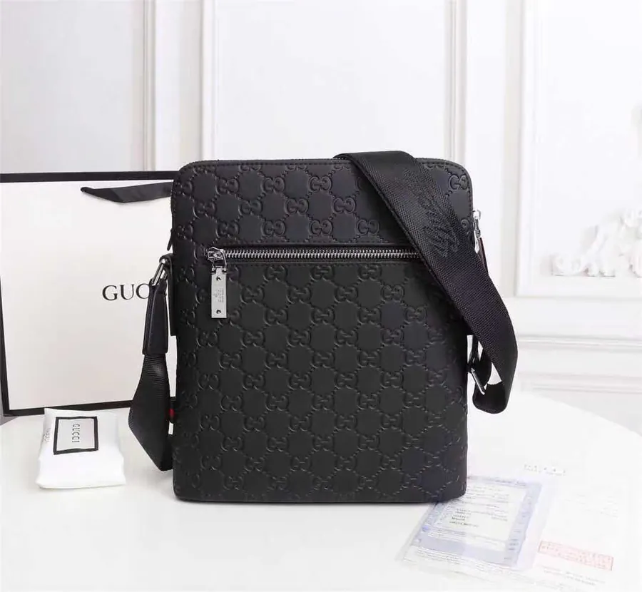 Gucci Men's Casual Bucket Bag Black