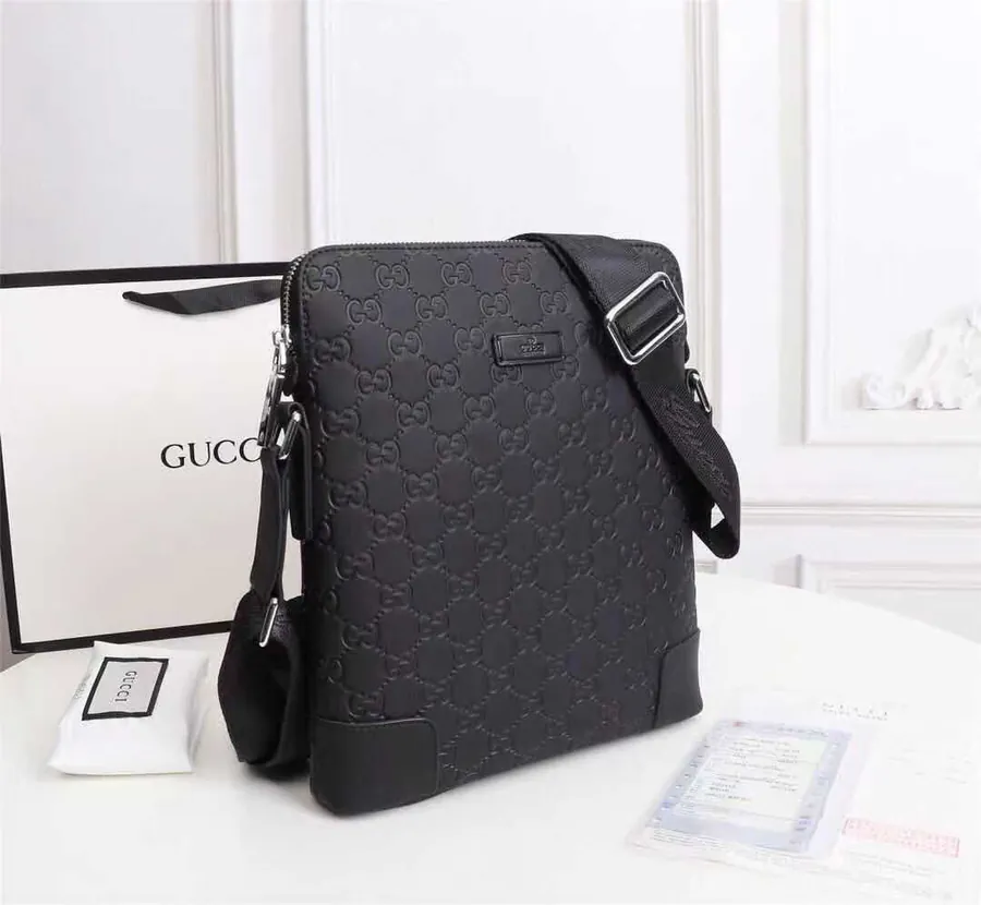 Gucci Men's Casual Bucket Bag Black