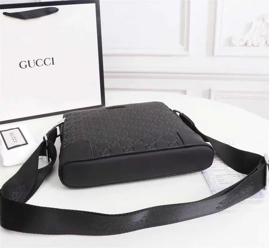 Gucci Men's Casual Bucket Bag Black