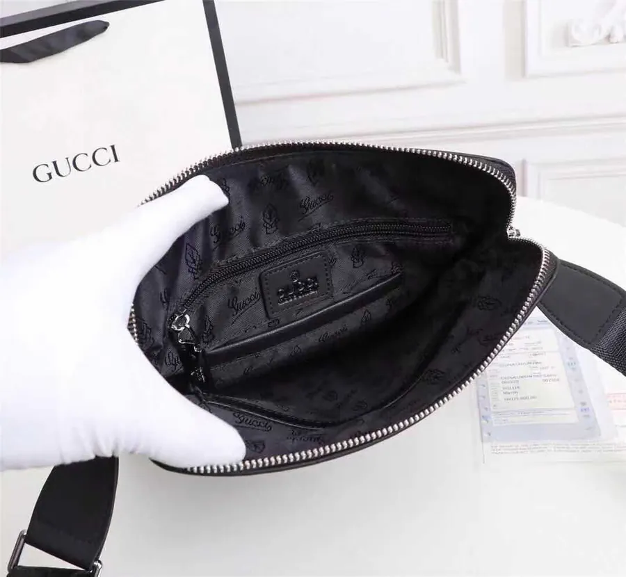 Gucci Men's Casual Bucket Bag Black