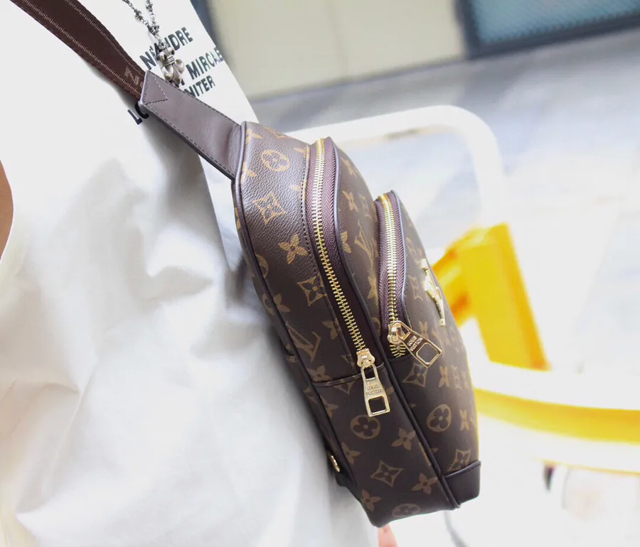Vintage Style Clutch Classic Leather and PVC