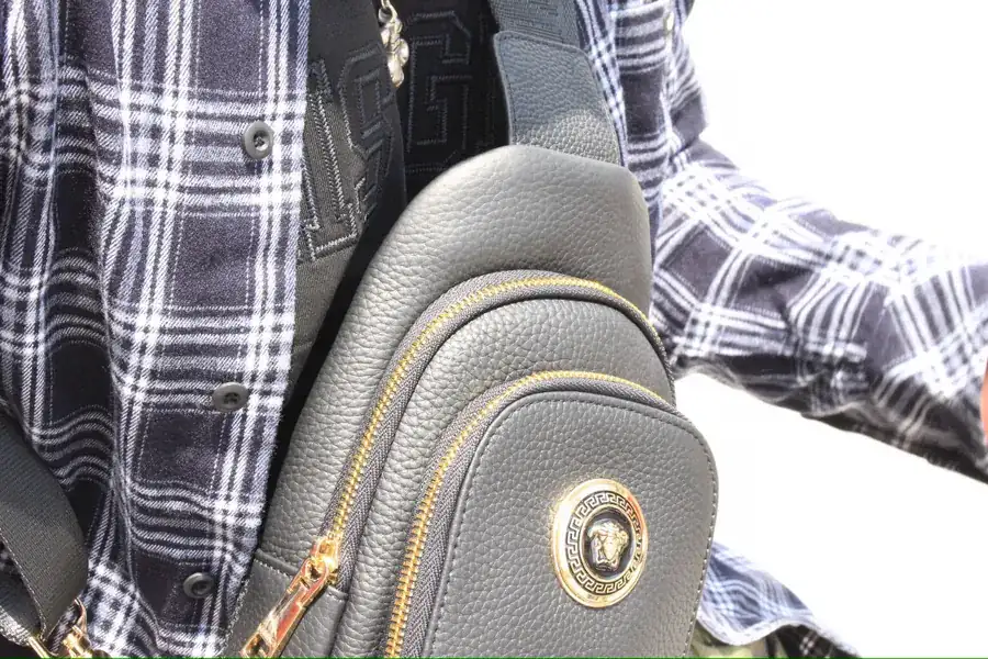 Fendi Vintage Bucket Bag with Grained Calfskin
