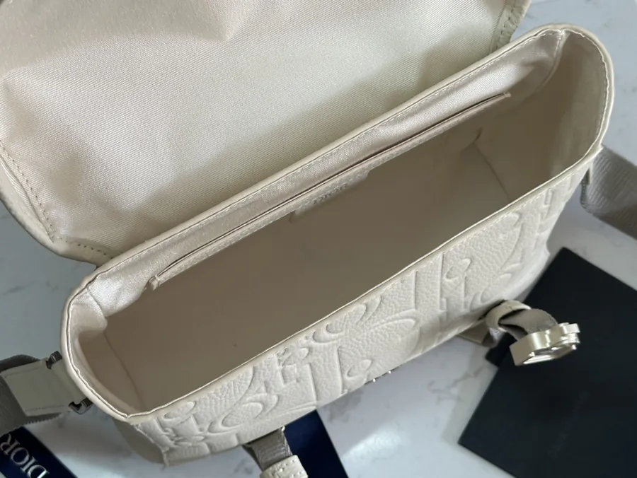 Gravity Print Leather Messenger Bag Hit the Road Collection