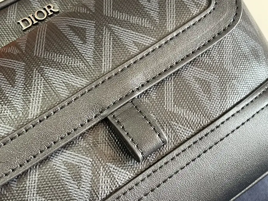 Hit the Road Messenger Bag Marc Bohan Diamond Pattern