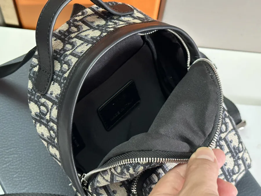 Mini Backpack with Dior Logo Rider