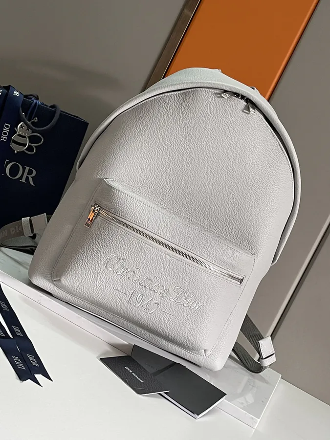 Rider Backpack Classic College Style with Grained Calfskin