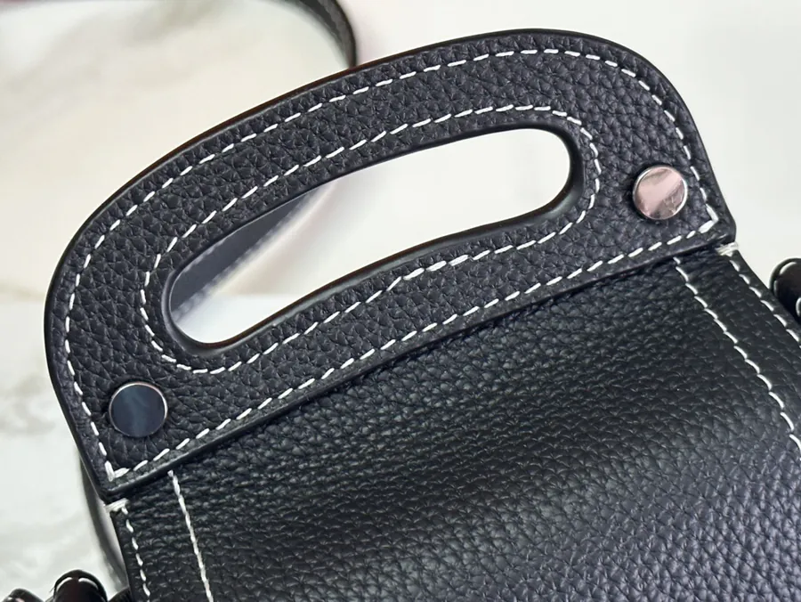 Top Original P510 Handcrafted Saddle Bag with Leather Strap