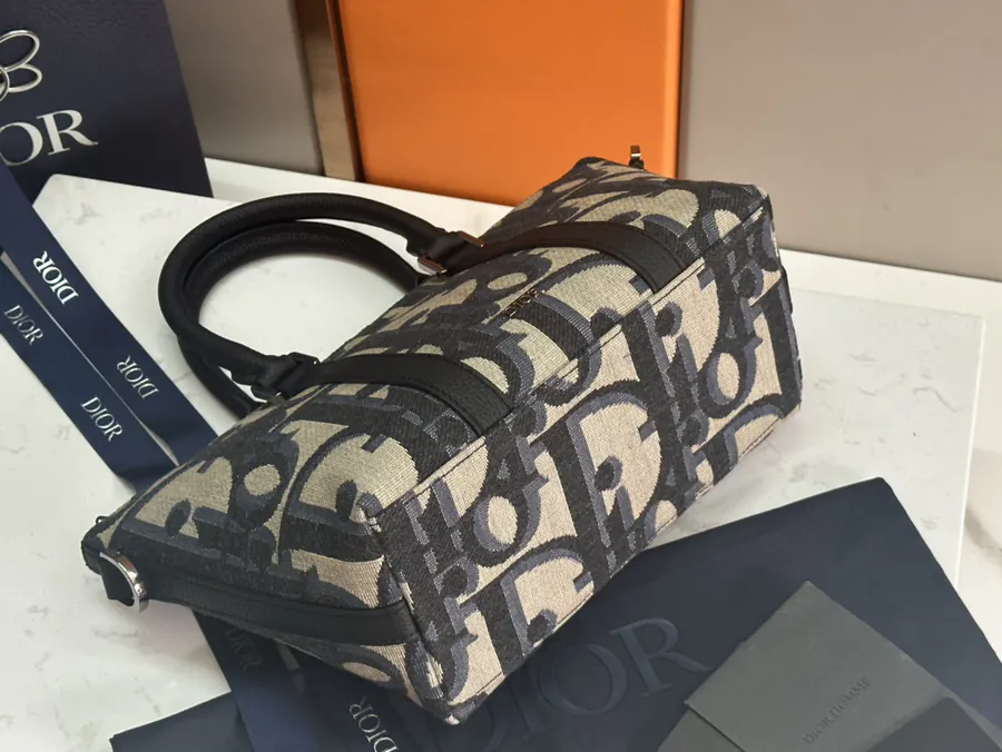 Dior Weekender 25 Handbag Premium Leather Handle and Adjustable Strap