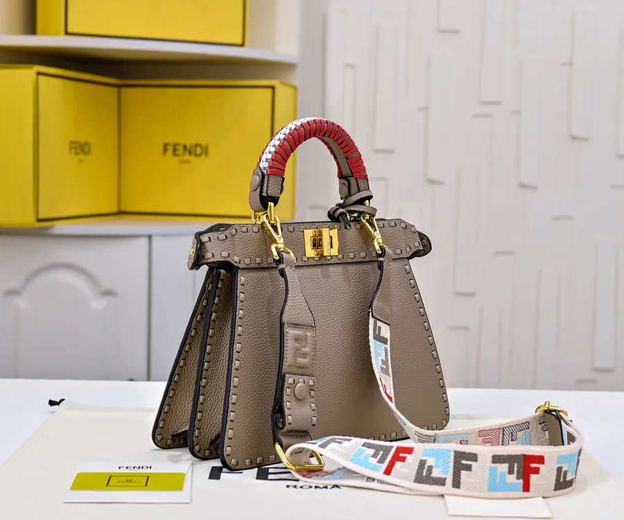 Upgraded Peekaboo Iseeu Compact Handbag with Full Set Packaging
