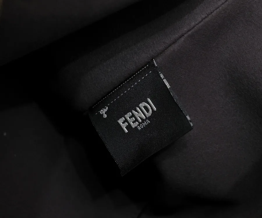 FENDI Boston Tote Bag Classic Leather and Calfskin