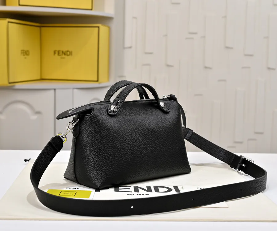 FENDI Boston Handbag with Handle and Strap