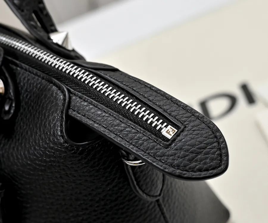FENDI Boston Handbag with Handle and Strap