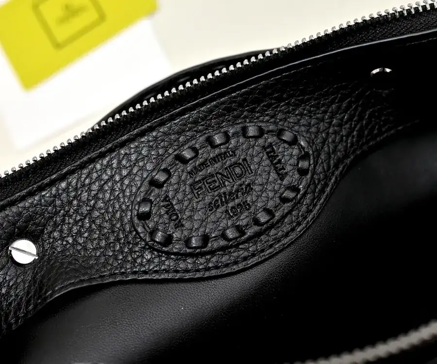 FENDI Boston Handbag with Handle and Strap