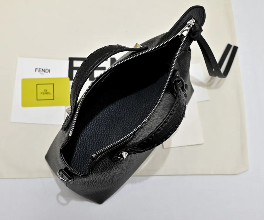 FENDI Boston Handbag with Handle and Strap