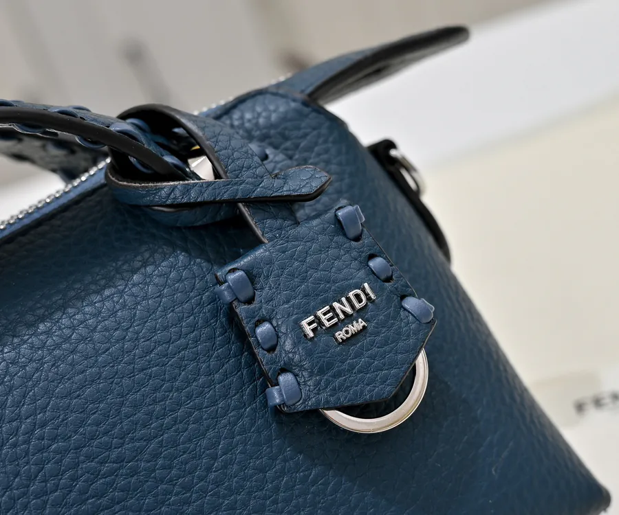 FENDI Boston Tote Classic Monogram Calfskin