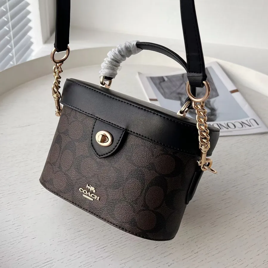 P250 C 78277 Classic C Logo Calfskin化妆包