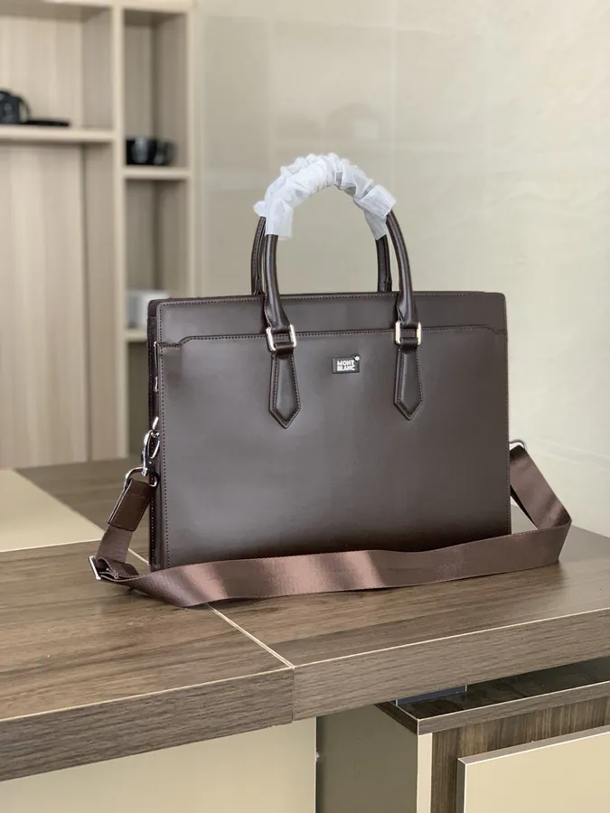Mondaine Premium Leather Briefcase with Password Lock