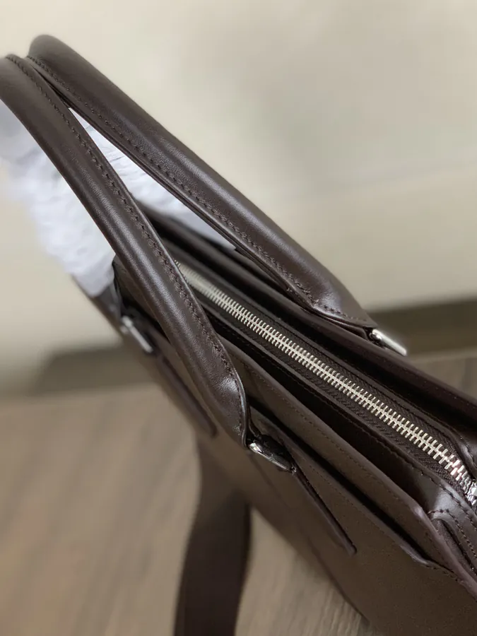 Mondaine Premium Leather Briefcase with Password Lock
