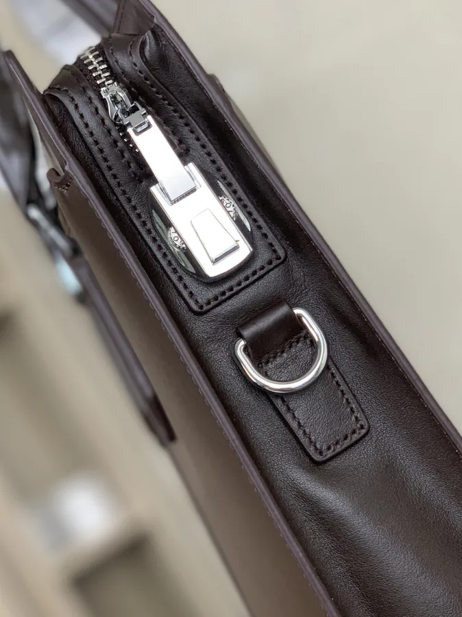 Mondaine Premium Leather Briefcase with Password Lock