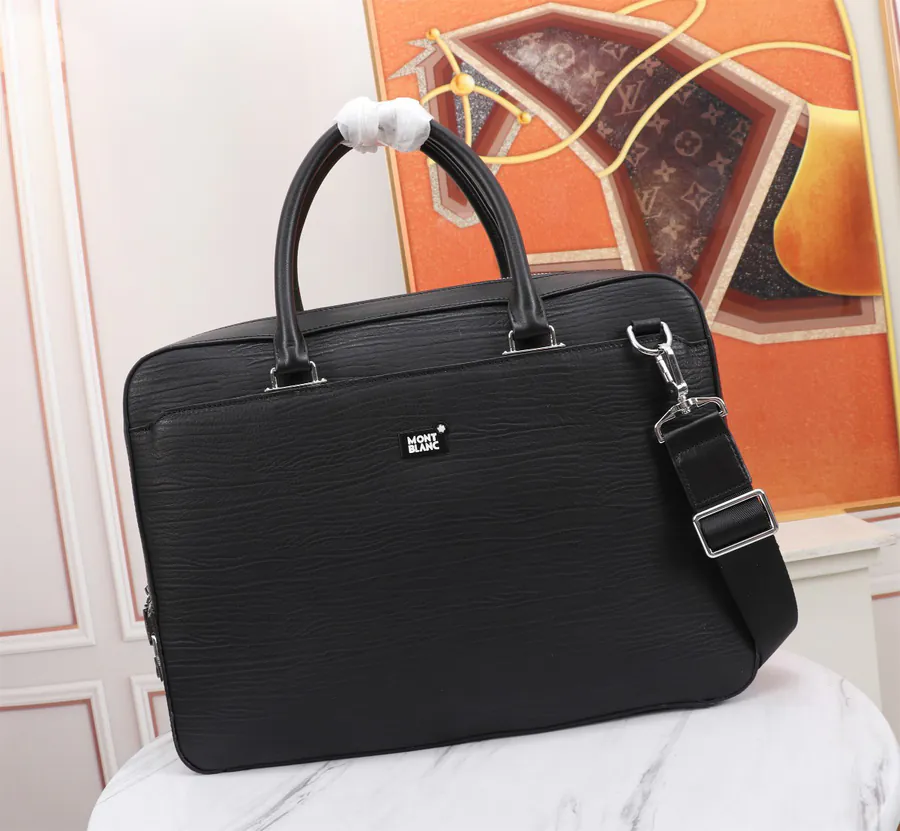 Mondaine Password Lock Briefcase in Grained Calfskin
