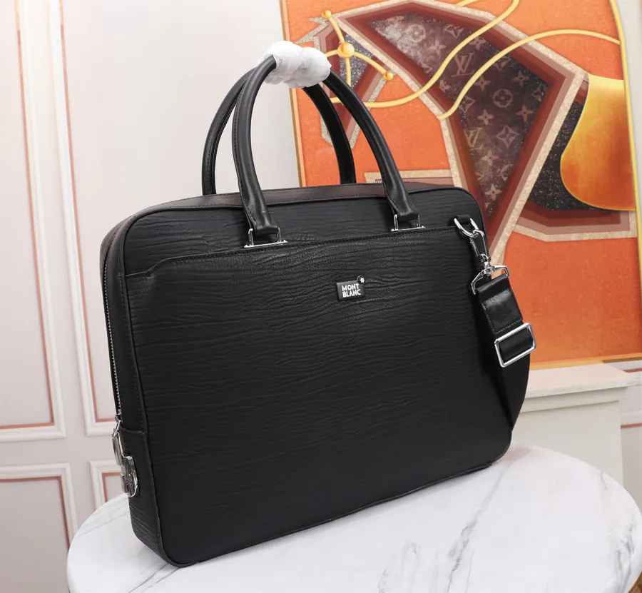 Mondaine Password Lock Briefcase in Grained Calfskin