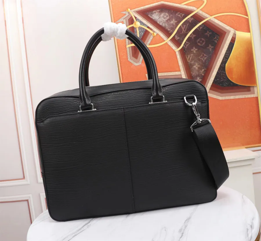 Mondaine Password Lock Briefcase in Grained Calfskin