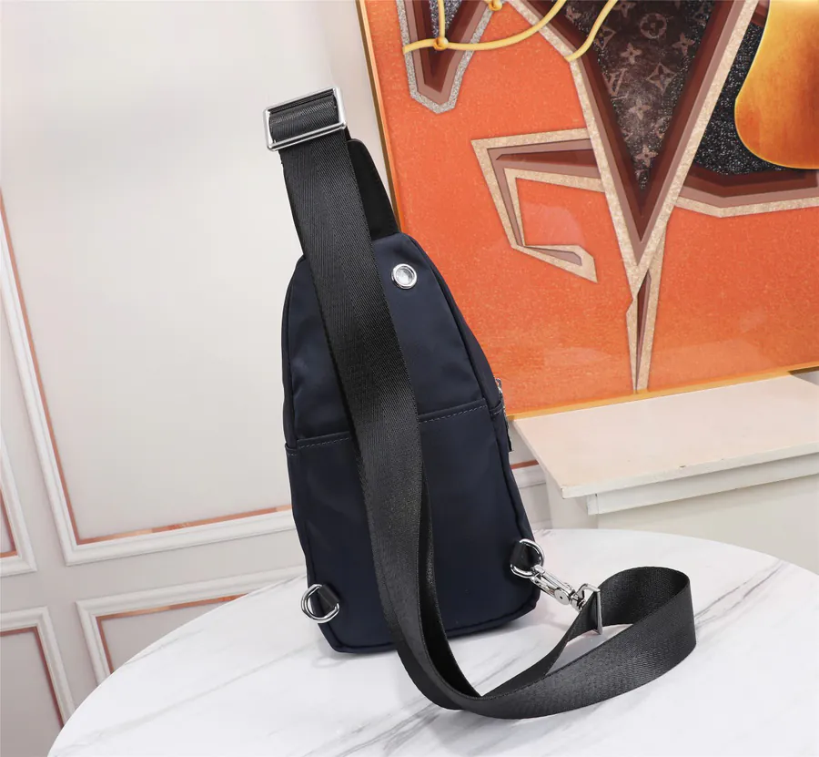Versace Raincoat Nylon Double Zip Bucket Bag