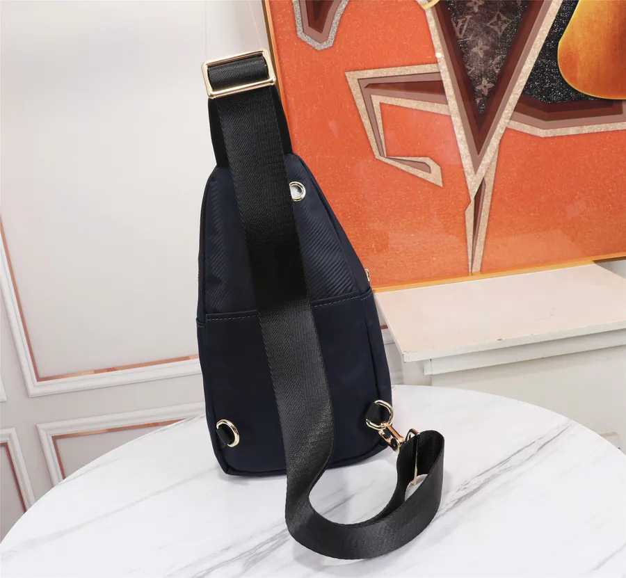 Versace Raincoat Nylon Bucket Bag with Zipper