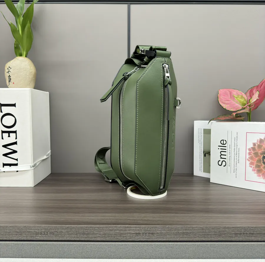 Classic Leather Sling Bag Compact Design