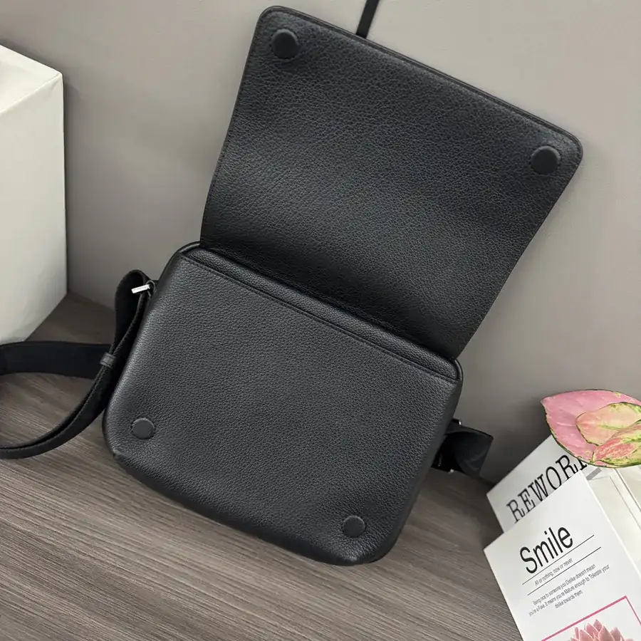 LOEWLE New Mini Soft Grained Calfskin Pebble Mail Bag