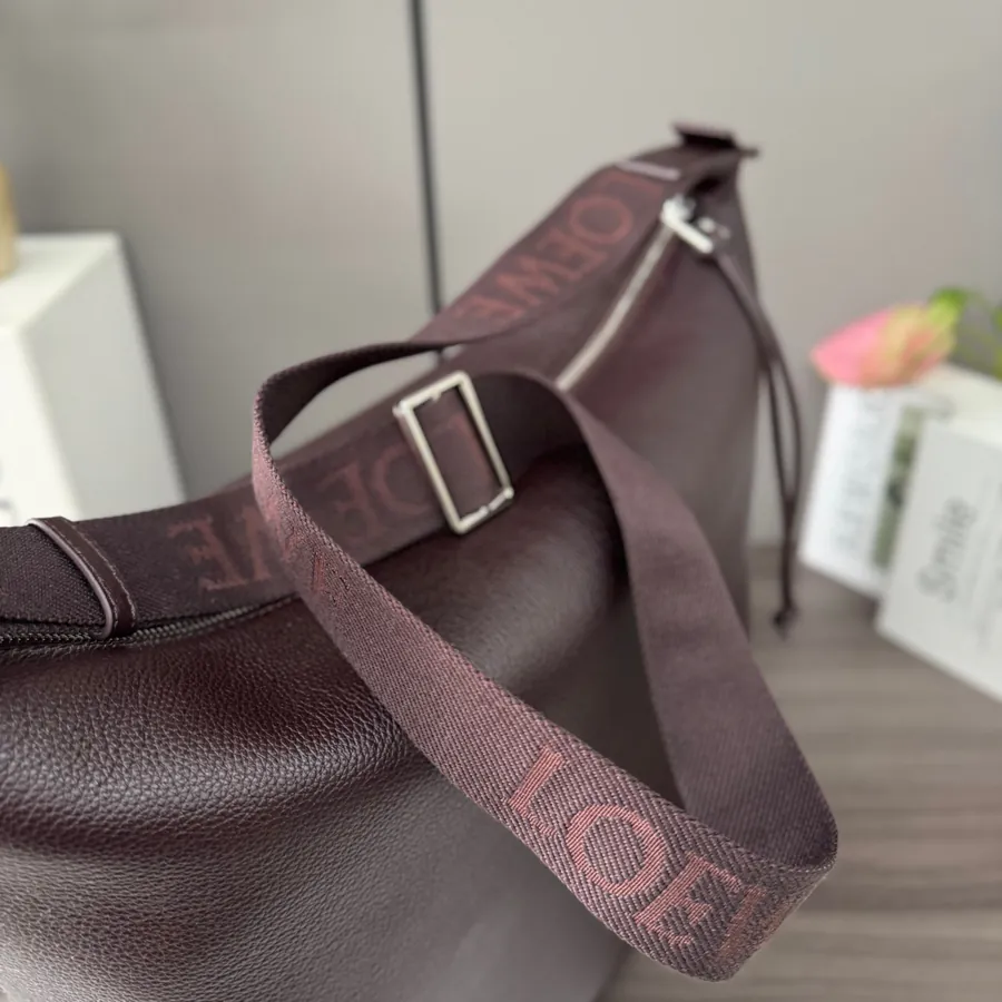 LOEWLE New Soft Grained Calfskin Cubi Crossbody Bag