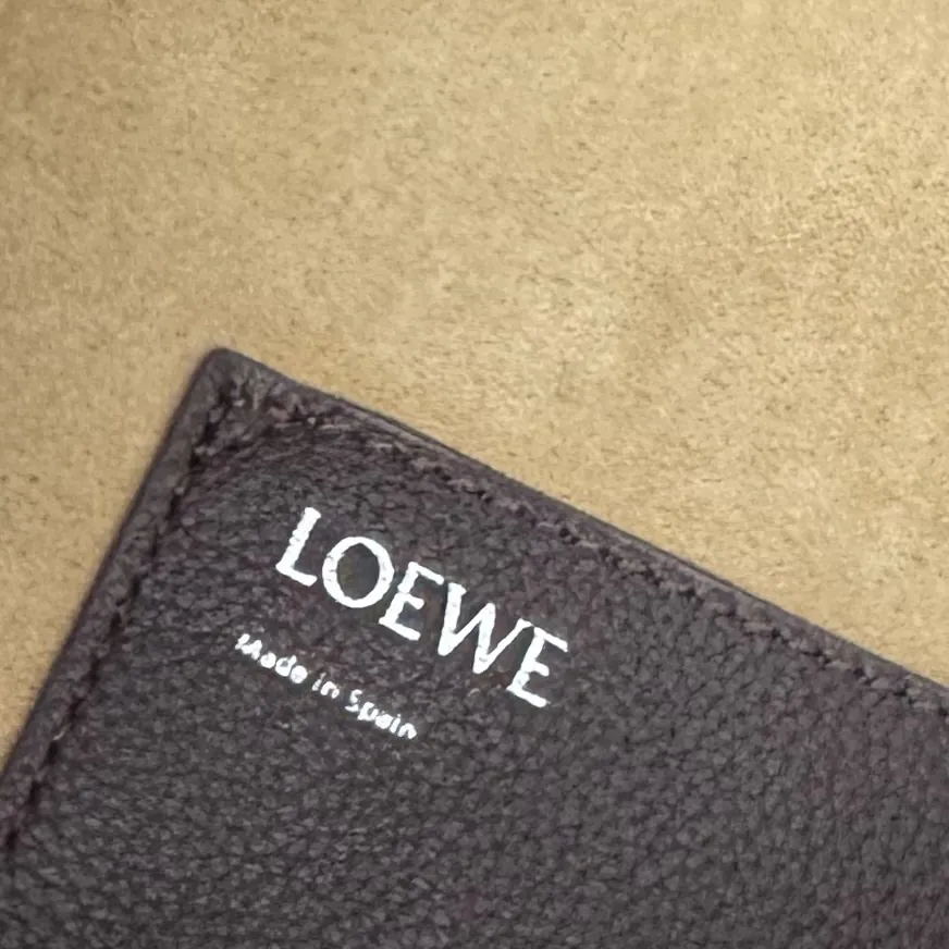 LOEWLE New Soft Grained Calfskin Cubi Crossbody Bag