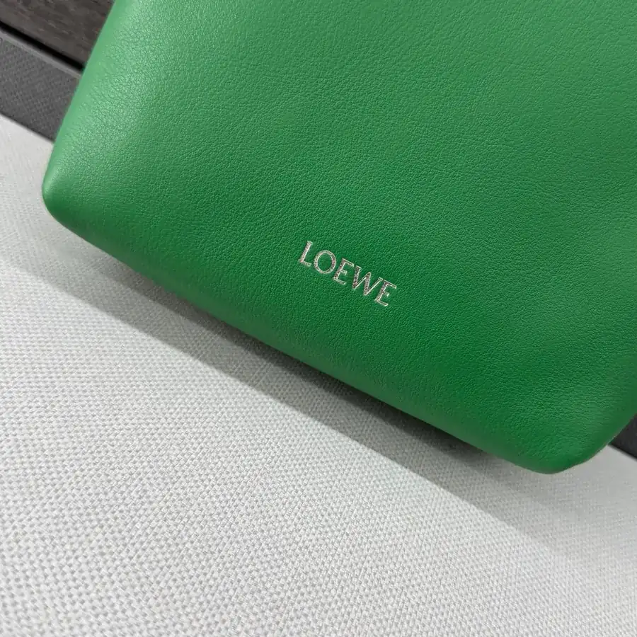 LOEWÉ Smooth Calfskin Pebble Bag with Adjustable Strap