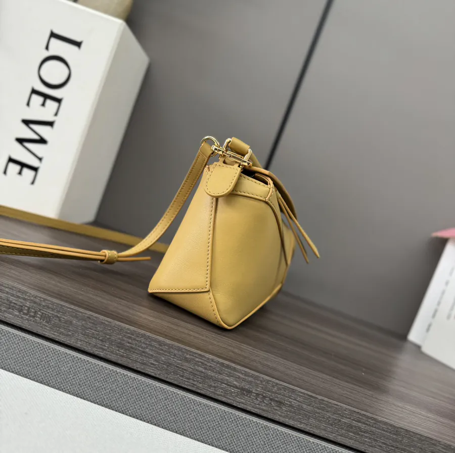 New Mini Puzzle Handbag in Genuine Leather