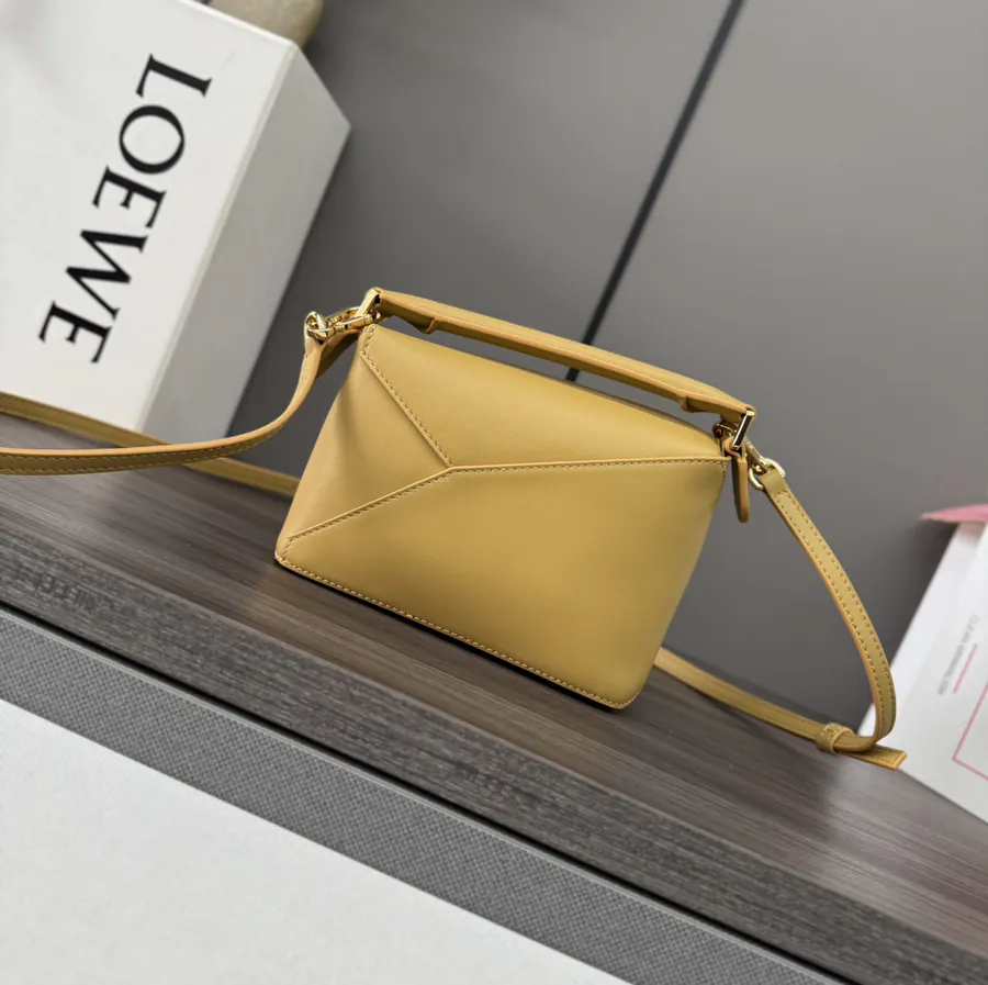 New Mini Puzzle Handbag in Genuine Leather
