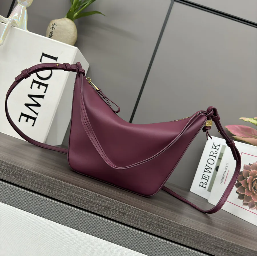 Classic Calfskin Hammock Hobo Bag