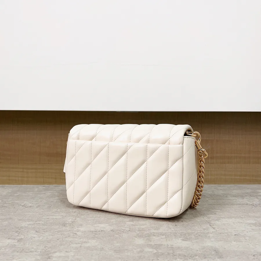Coach Quinn Bag Cloud Shape, Semi Handmade, Cream