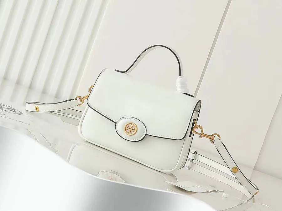 Tory Burch Robinson Series Flip Top Crossbody Bag
