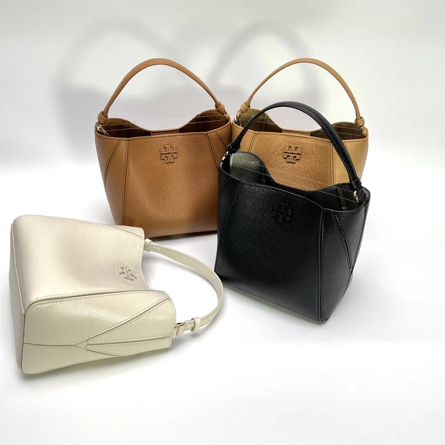McGraw Mini Bucket Bag, Grained Calfskin