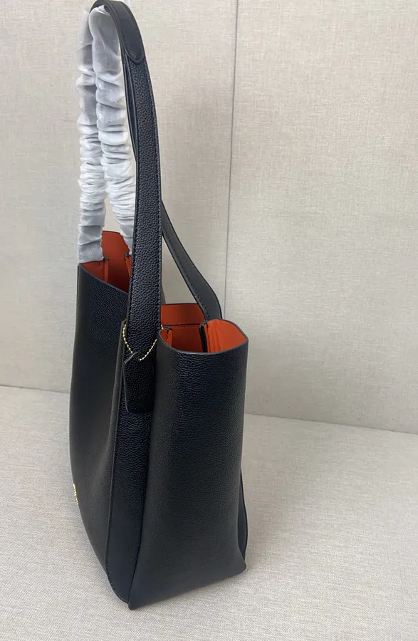 Coach Hadley Bucket Bag in Grained Calfskin