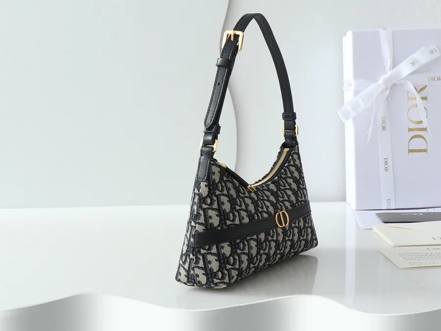30 Montaigne Mini Crossbody Wallet Bag in Blue