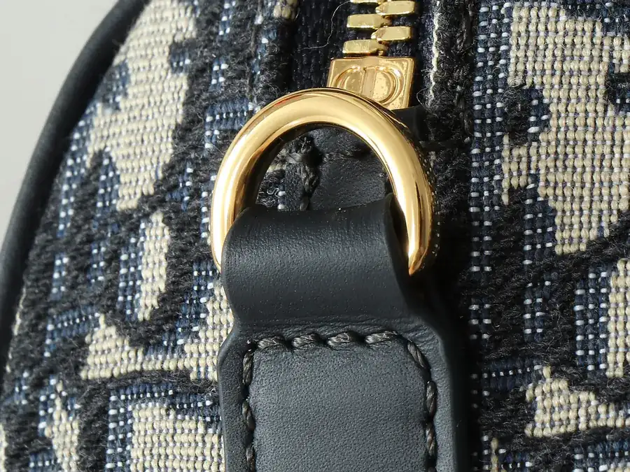 Dior Groove Mini Bag with Blue Oblique Print